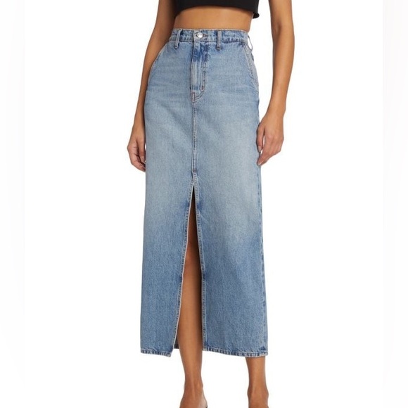 Derek Lam 10 Crosby Denim Maxi Skirt - Picture 2 of 10